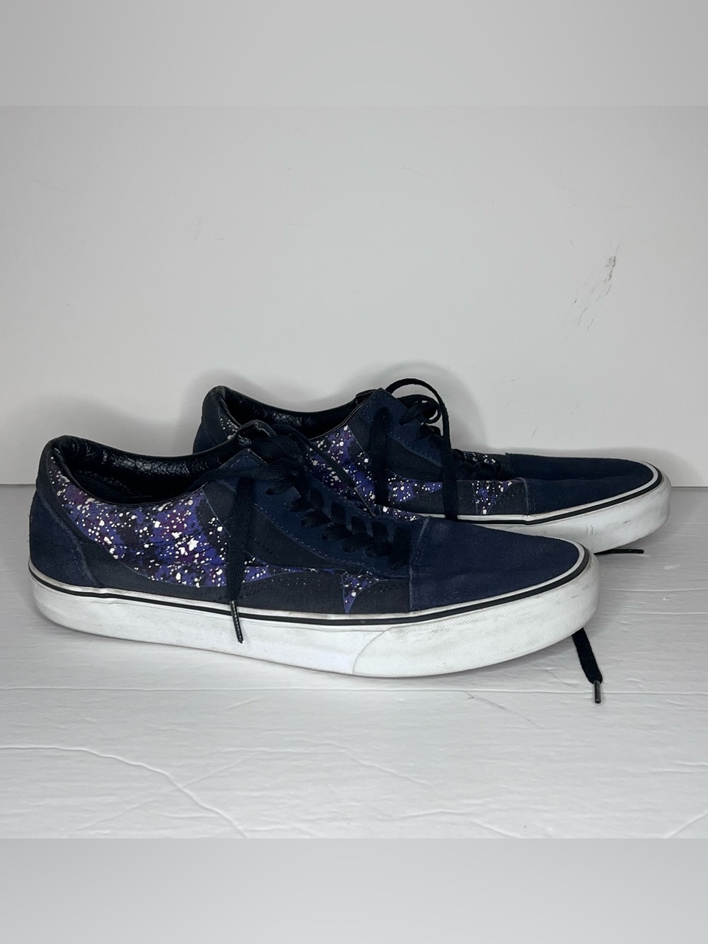 Vans Old Skool Warp Galaxy Parisian Night Size US 11.5 Men Suede & Canvas Rare